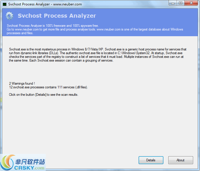 Svchost Process Analyzer v1.3.0.16 Svchost Process Analyzer v1.3.0.16