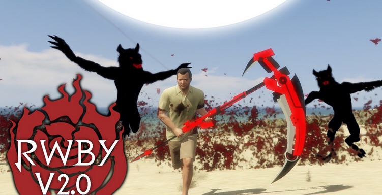 GTA5萝莉鲁比洛斯武器MOD v2.5 GTA5萝莉鲁比洛斯武器MOD v2.5