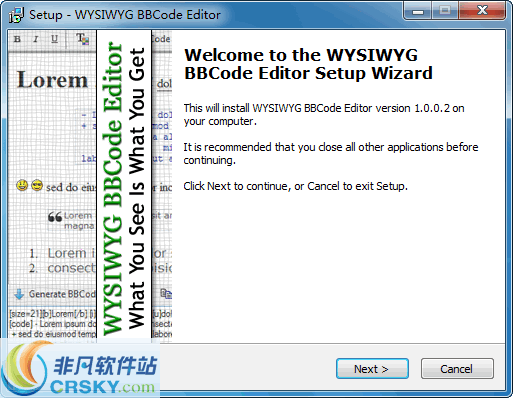 WYSIWYG BBCode Editor v1.0.1.5 WYSIWYG BBCode Editor v1.0.1.5