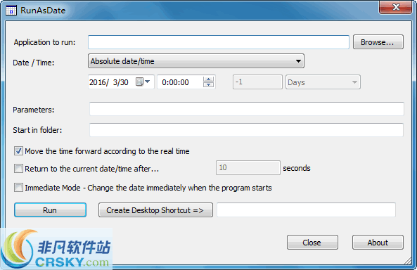 RunAsDate v1.44 RunAsDate v1.44