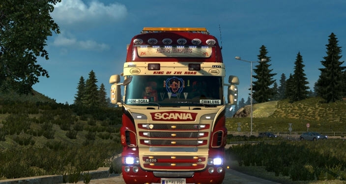 欧洲卡车模拟2汽车展示室墙纸MOD v2.4 欧洲卡车模拟2汽车展示室墙纸MOD v2.4