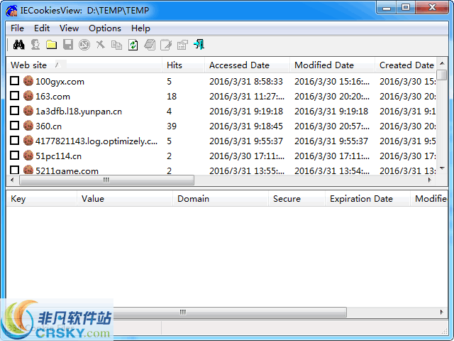 IECookiesView v1.84 IECookiesView v1.84
