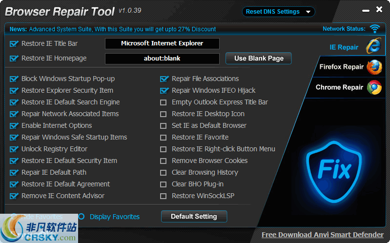 Anvi Browser Repair Tool v2.0.6 Anvi Browser Repair Tool v2.0.6
