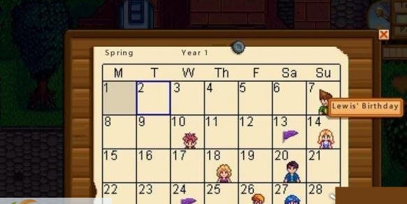 星露谷物语任意位置开日历MOD v2.6 星露谷物语任意位置开日历MOD v2.6