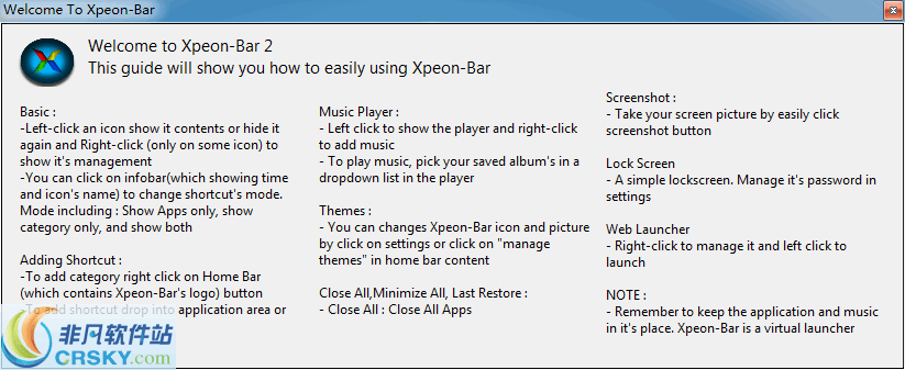 Xpeon-Bar v2.1.8 Xpeon-Bar v2.1.8