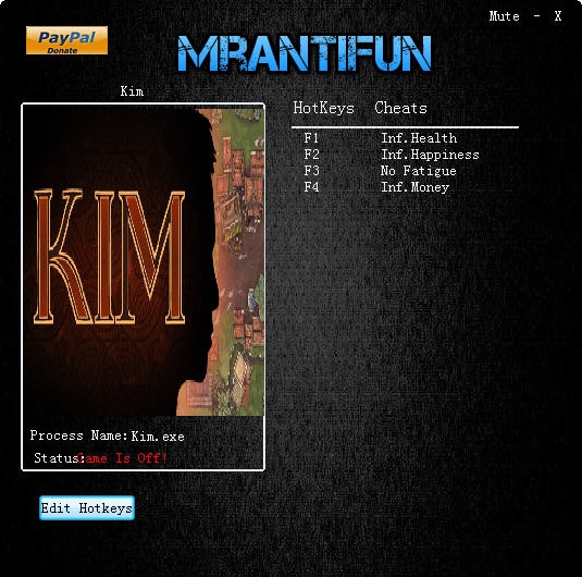 Kim四项修改器 v1.08 Kim四项修改器 v1.08
