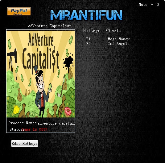 资本家大冒险两项修改器 v3.4 资本家大冒险两项修改器 v3.4