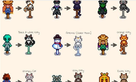 星露谷物语Kitty稻草人mod v2.5 星露谷物语Kitty稻草人mod v2.5