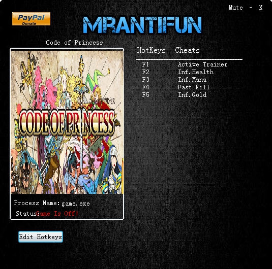 公主密码四项修改器 v3.4 公主密码四项修改器 v3.4