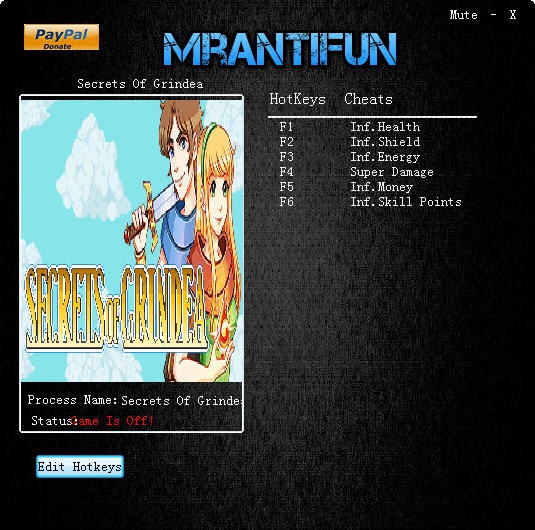 格兰蒂亚秘闻六项修改器 v0.7 格兰蒂亚秘闻六项修改器 v0.7