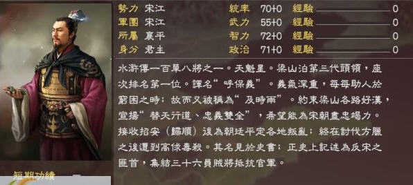三国志13水浒传武将MOD v2.5 三国志13水浒传武将MOD v2.5