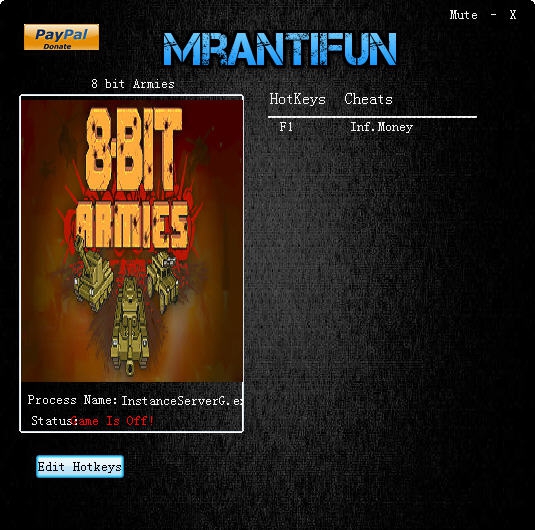 8位军队金钱修改器 v3.6 8位军队金钱修改器 v3.6