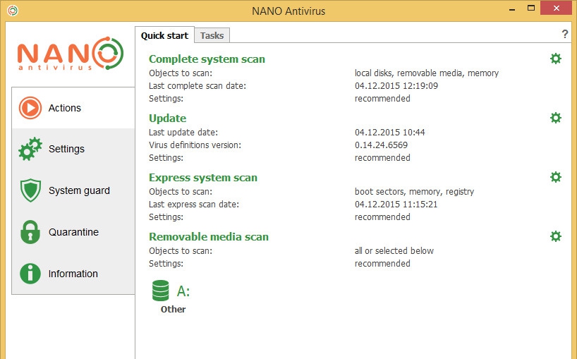 NANO Antivirus v1.0.134.90663 NANO Antivirus v1.0.134.90663