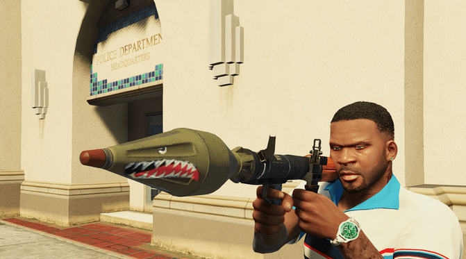 GTA5鲨鱼形火箭筒MOD v2.6 GTA5鲨鱼形火箭筒MOD v2.6