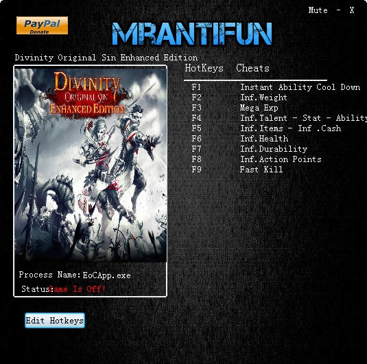 神界3原罪加强版十二项修改器 v2.0.119.437 神界3原罪加强版十二项修改器 v2.0.119.437