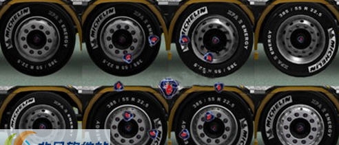 欧洲卡车模拟2米其林good year轮毂图标MOD v2.4 欧洲卡车模拟2米其林good year轮毂图标MOD v2.4