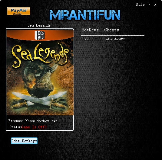 海之传说金钱修改器 v2.4 海之传说金钱修改器 v2.4