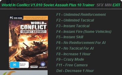 冲突世界完全版十项修改器 v3.5 冲突世界完全版十项修改器 v3.5