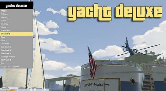 GTA5豪华游艇MOD v2.10 GTA5豪华游艇MOD v2.10
