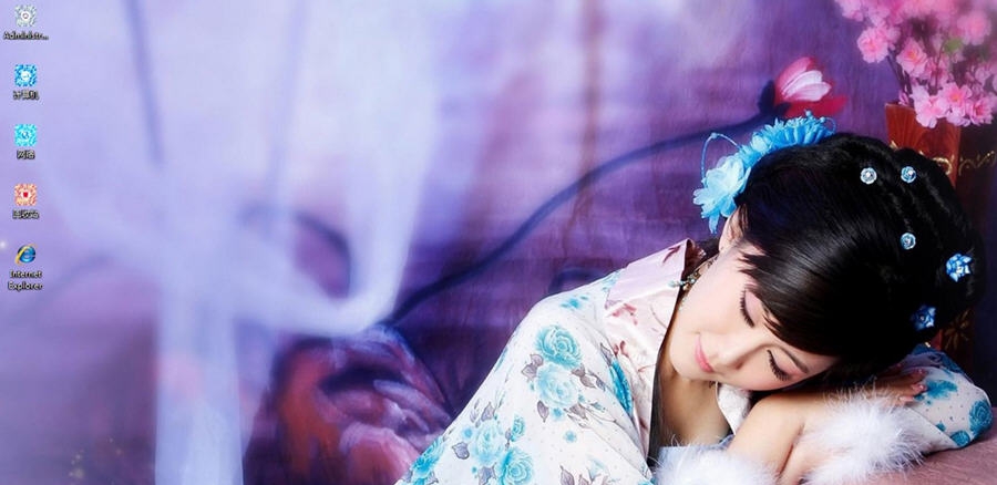 唯美画境古装美女Win7主题 v2016.10 唯美画境古装美女Win7主题 v2016.10