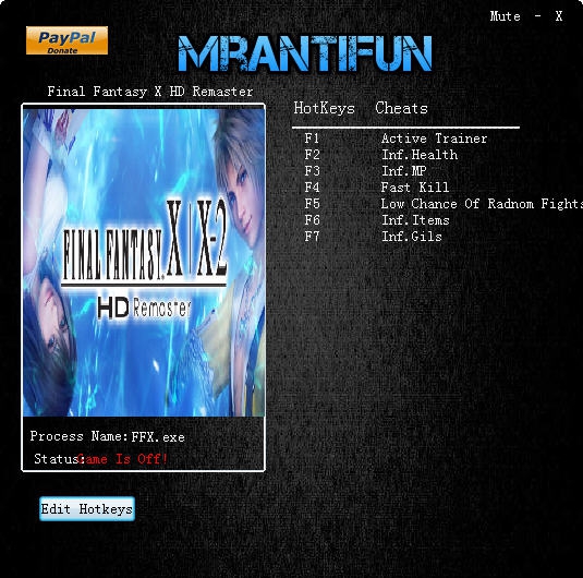 最终幻想10-2HD重制版六项修改器 v1.4
