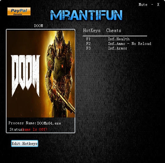毁灭战士4四项修改器 v1.4 毁灭战士4四项修改器 v1.4