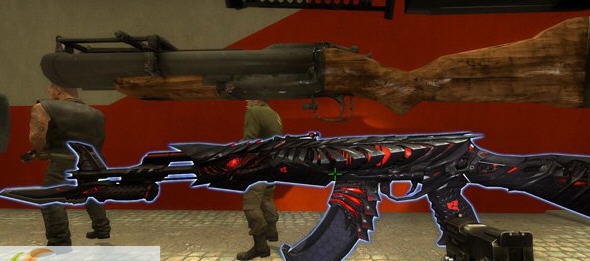 求生之路2黑武士AK47突击步枪MOD v2.4 求生之路2黑武士AK47突击步枪MOD v2.4