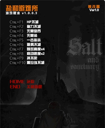 盐和避难所十项修改器 v3.5 盐和避难所十项修改器 v3.5