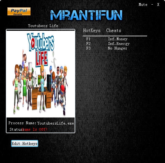 油管主播的生活三项修改器 v3.6