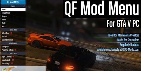 GTA5QF菜单MOD v2.8 GTA5QF菜单MOD v2.8