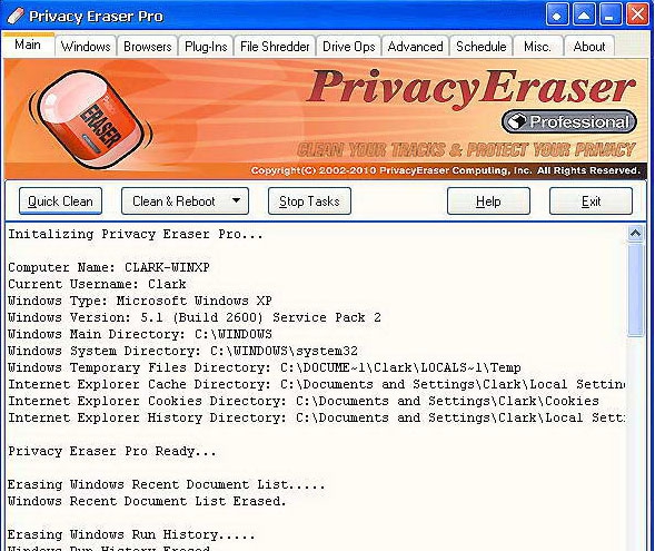 Privacy Eraser Free v5.0.0.3504 Privacy Eraser Free v5.0.0.3504