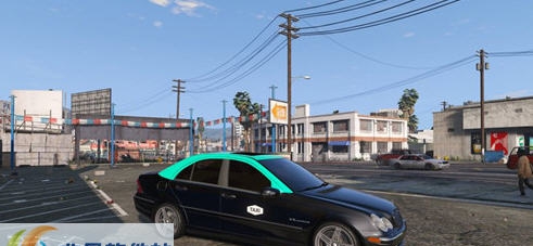GTA5奔驰C32的士MOD v2.5 GTA5奔驰C32的士MOD v2.5