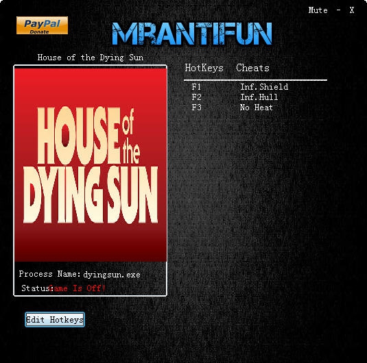 垂死的太阳三项修改器 v2.5 垂死的太阳三项修改器 v2.5