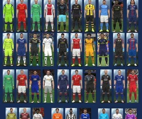 实况足球2016欧洲杯最新球衣补丁 v2.7