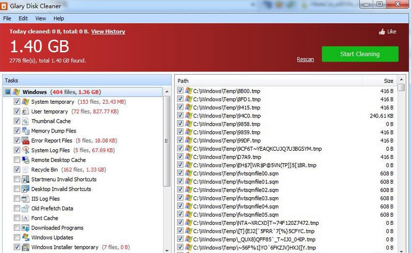 Glary Disk Cleaner v5.0.1.214 Glary Disk Cleaner v5.0.1.214