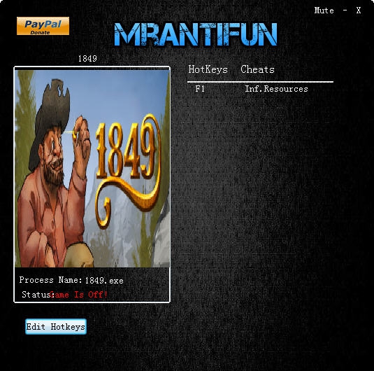 1849无限资源修改器 v2.5 1849无限资源修改器 v2.5