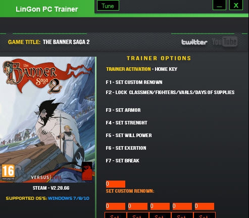 旗帜的传说2七项修改器 v3.5