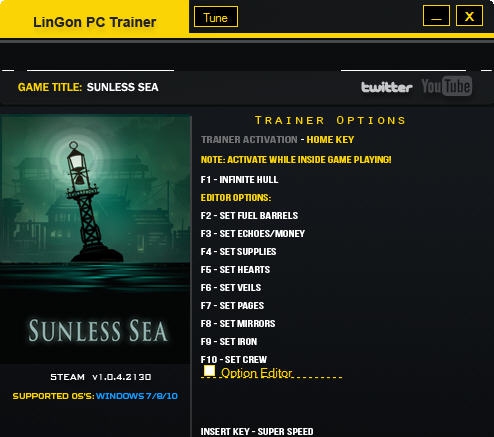 无光之海十六项修改器 v3.4