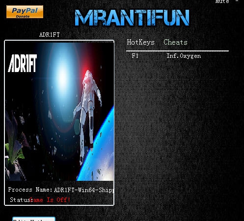 ADR1FT无限氧气修改器 v2.5 ADR1FT无限氧气修改器 v2.5