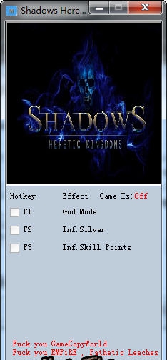 祭典异教王国三项修改器 v3.5 祭典异教王国三项修改器 v3.5