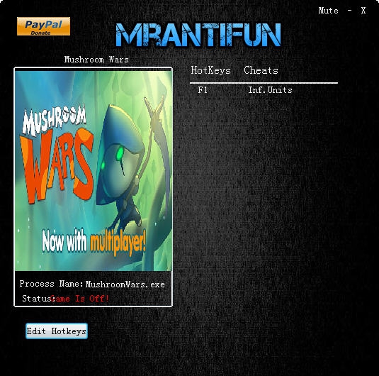 蘑菇战争无限单位修改器 v3.8 蘑菇战争无限单位修改器 v3.8