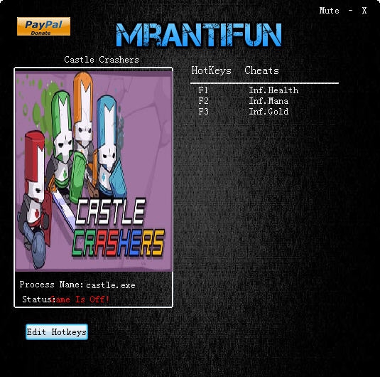 城堡毁灭者三项修改器 v3.6 城堡毁灭者三项修改器 v3.6