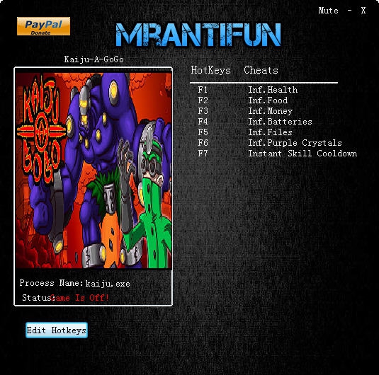 大战异次元怪兽七项修改器 v3.5 大战异次元怪兽七项修改器 v3.5