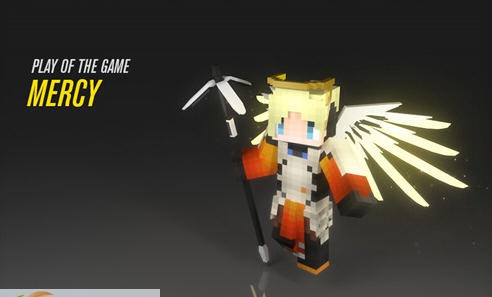 我的世界守望先锋天使皮肤 v2.5 我的世界守望先锋天使皮肤 v2.5