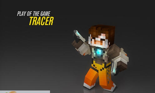 我的世界守望先锋猎空皮肤 v2.4 我的世界守望先锋猎空皮肤 v2.4