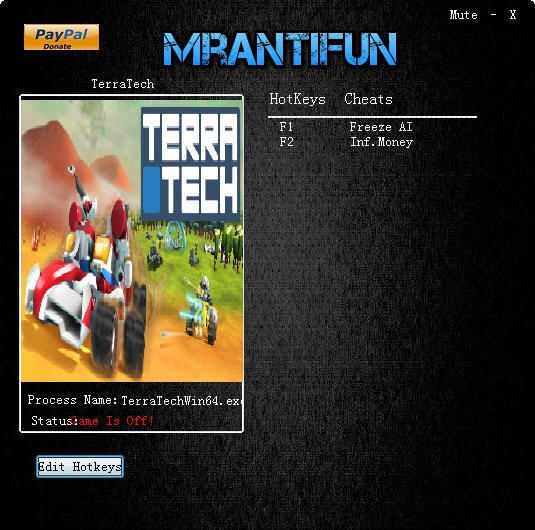 泰拉科技64位版两项修改器 v3.7 泰拉科技64位版两项修改器 v3.7