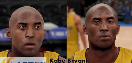 NBA2K17科比布莱恩特面部补丁 v2.6 NBA2K17科比布莱恩特面部补丁 v2.6