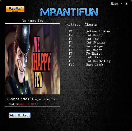 少数幸运儿九项修改器 v1.1.69871 少数幸运儿九项修改器 v1.1.69871