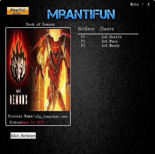 恶魔之书三项修改器 v0.93.16253 恶魔之书三项修改器 v0.93.16253