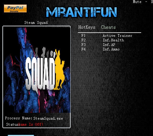 Steam Squad三项修改器 v2.8